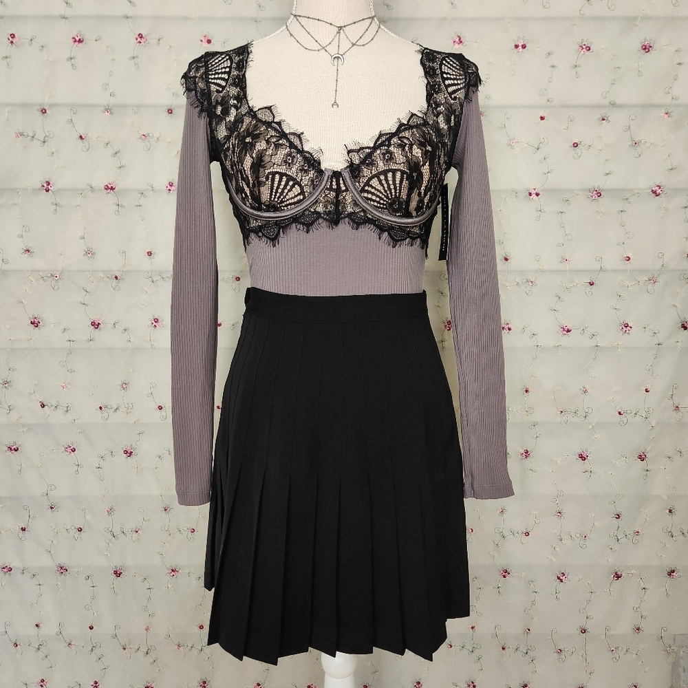 Oh La La Cheri Eyelash Lace Bodysuit - Picture 6 of 11